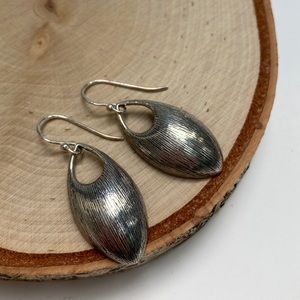 Boma oxidized sterling silver dangle earrings